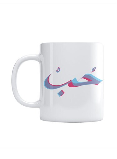 Ceramic Tea And Coffee Mug Blue/Pink/White