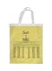 Berlin Museum Printed Shopping Bag Yellow/White