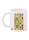 Super Mario Video Game Printed Coffee Mug White/Yellow/Green