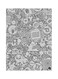 Abstract Printed Metal Plate Poster Grey/White 15x20centimeter