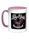 New York Printed Coffee Mug Pink/White/Black 11ounce