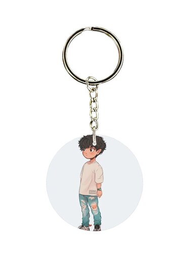 Boy Printed Keychain