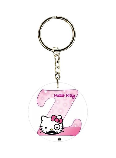Initial Z Designed Dual Sided Keychain