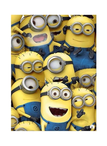Minions Metal Plate Poster Multicolour 15x20centimeter