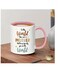 11oz Ceramic Best Mom Coffee Mug, Insulated Reusable Round Tea Cup, Multipurpose Adult Beverage Mug, Double-Sided Design, Ideal for Mother's Day, Birthday, Thanksgiving &ndash; Pink