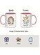 11oz Ceramic Best Mom Coffee Mug, Insulated Reusable Round Tea Cup, Multipurpose Adult Beverage Mug, Double-Sided Design, Ideal for Mother's Day, Birthday, Thanksgiving &ndash; Pink