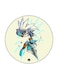 Video Game Sonic Printed Fridge Magnet Beige/Silver