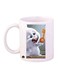 Cute Rabbit Printed Coffee Mug White/Orange