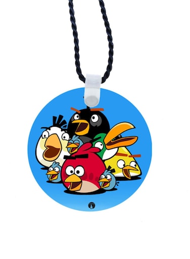 Angry Birds Printed Car Mirror Pendant