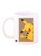 Pokemon Printed Mug White/Yellow/Brown