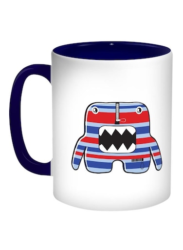 Cartoon Printed Coffee Mug Blue/Red/White