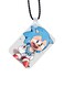 Sonic Printed Car Mirror Pendant