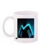 Nightwing Printed Coffee Mug White/Black/Blue Standard Size