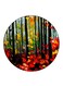 Nature Printed Fridge Magnet Multicolour