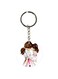 Girl Printed Dual Sided Keychain