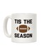 Tis The Football Season Printed Coffee Mug White