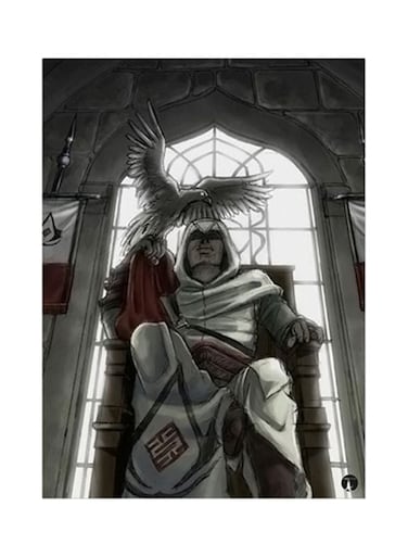 Assassin's Creed Metal Plate Poster Multicolour 15x20cm