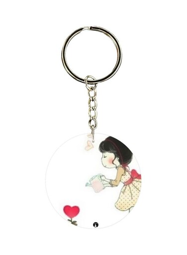Printed Single Sided Keychain