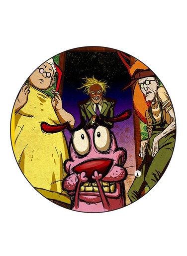Courage The Cowardly Dog Printed Fridge Magnet Multicolour
