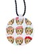 Emoji Printed Car Mirror Pendant
