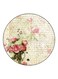 Floral Printed Fridge Magnet Beige/Pink/Green 5.5cm