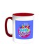 Back To School Printed Coffee Mug Red/White 11ounce