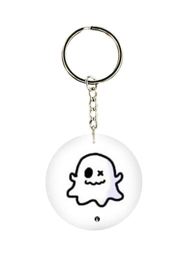 Cartoon Printed Double Sided Keychain