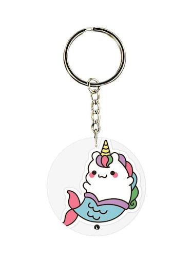 Cartoon Animal Printed Keychain