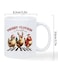 1pc Merry Cluckin Christmas Ceramic Coffee Mug - Reusable, Insulated, Hand-Wash Only - Perfect for Coffee Lovers, Men &amp; Women white mug