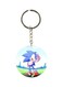 Double Sided Sonic Printed Keychain