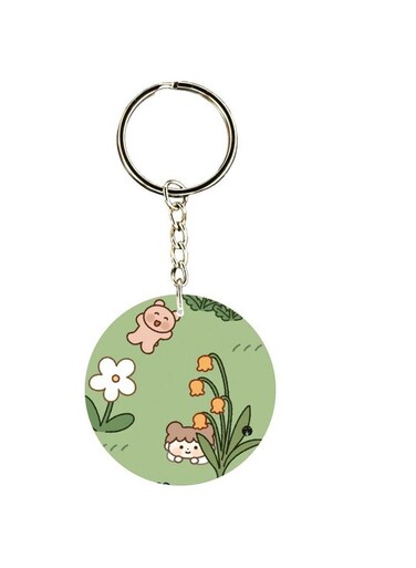 Cartoon Printed Keychain