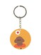 Cartoon Printed Double Sided Keychain