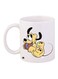Cartoon Printed Coffee Mug White/Beige/Black 11ounce