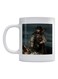 Dead Game Printed Coffee Mug White/Black/Blue