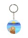 Girl Printed Keychain