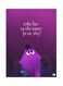 Disney Metal Plate Poster Pink/Purple