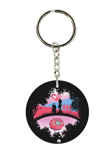 The Anime Digimon Printed Keychain