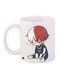 Cartoon Printed Coffee Mug White/Brown/Grey