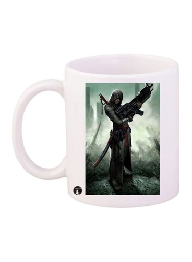 Assassin's Creed Printed Mug White/Green/Black