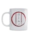 Name Nader Japanese Art Printed Ceramic Mug White/Brown/Black