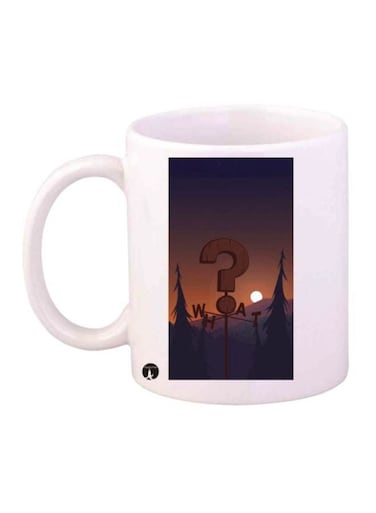 Gravity Falls Printed Coffee Mug White/Black/Brown