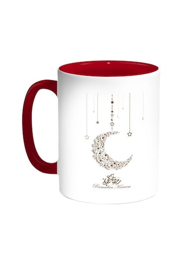 Ramadan Kareem Printed Coffee Mug Red/White 11ounce