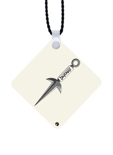 Naruto Printed Car Mirror Pendant