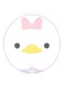 Duck Printed Fridge Magnet k/Yellow/White