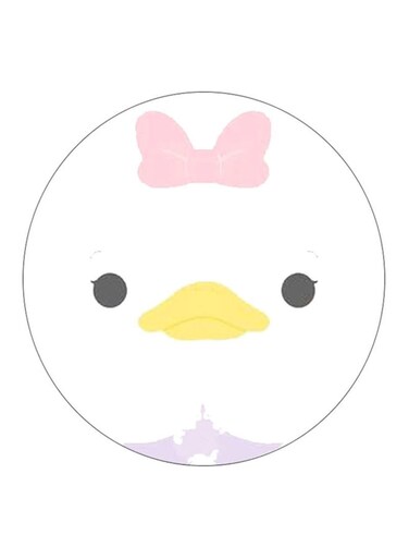 Duck Printed Fridge Magnet k/Yellow/White