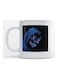 Mug Neon Mask for Coffee and Tea White