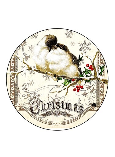 Christmas Printed Fridge Magnet Multicolour