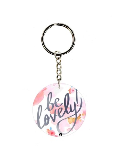Be Lovely Printed Keychain