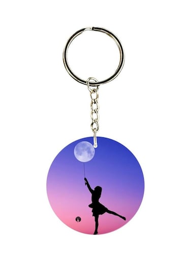 Human Figure Printed Keychain