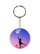 Human Figure Printed Keychain